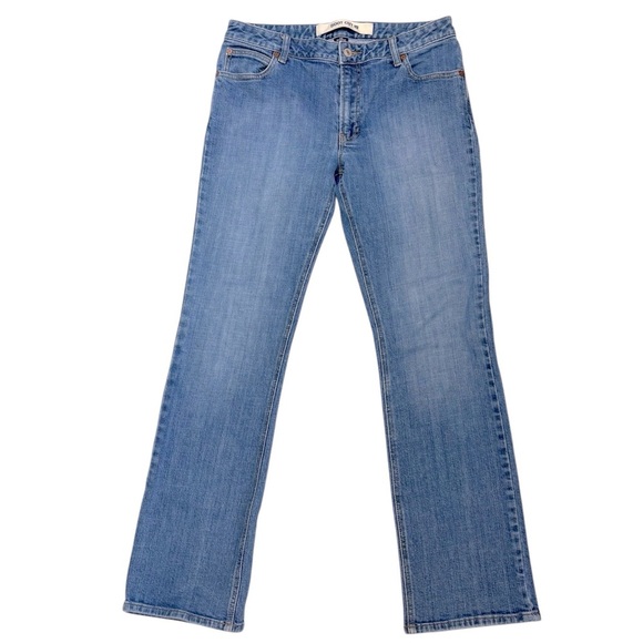 GAP Vintage Y2K Boot Cut Stretch Denim Blue Jeans Mid Rise Medium Wash Size 8R - Picture 1 of 10